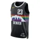 Camiseta Denver Nuggets Cameron Johnson City Edition 2025-26 Negro Swingman para Hombre