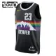 Camiseta Denver Nuggets Cameron Johnson City Edition 2025-26 Negro Swingman para Niño