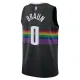 Camiseta Denver Nuggets Christian Braun City Edition 2025-26 Negro Swingman para Hombre