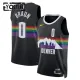 Camiseta Denver Nuggets Christian Braun City Edition 2025-26 Negro Swingman para Niño
