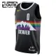 Camiseta Denver Nuggets Christian Braun City Edition 2025-26 Negro Swingman para Niño