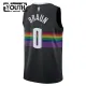 Camiseta Denver Nuggets Christian Braun City Edition 2025-26 Negro Swingman para Niño