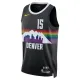 Camiseta Denver Nuggets Nikola Jokic City Edition 2025-26 Negro Swingman para Hombre