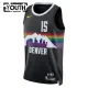Camiseta Denver Nuggets Nikola Jokic City Edition 2025-26 Negro Swingman para Niño