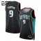 Camiseta Detroit Pistons Ausar Thompson City Edition 2025-26 Negro Swingman para Niño