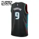 Camiseta Detroit Pistons Ausar Thompson City Edition 2025-26 Negro Swingman para Niño