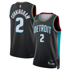 Camiseta Detroit Pistons Cade Cunningham City Edition 2025-26 Negro Swingman para Hombre Camiseta Detroit Pistons Cade Cunningham City Edition 2025-26 Negro Swingman para Hombre