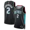 Camiseta Detroit Pistons Cade Cunningham City Edition 2025-26 Negro Swingman para Hombre
