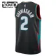 Camiseta Detroit Pistons Cade Cunningham City Edition 2025-26 Negro Swingman para Niño