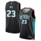 Camiseta Detroit Pistons Jaden Ivey City Edition 2025-26 Negro Swingman para Hombre
