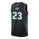 Camiseta Detroit Pistons Jaden Ivey City Edition 2025-26 Negro Swingman para Hombre