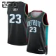 Camiseta Detroit Pistons Jaden Ivey City Edition 2025-26 Negro Swingman para Niño