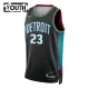 Camiseta Detroit Pistons Jaden Ivey City Edition 2025-26 Negro Swingman para Niño