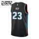 Camiseta Detroit Pistons Jaden Ivey City Edition 2025-26 Negro Swingman para Niño