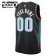 Camiseta Detroit Pistons Personalizada City Edition 2025-26 Negro Swingman para Niño