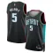 Camiseta Detroit Pistons Ron Holland II City Edition 2025-26 Negro Swingman para Hombre