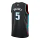 Camiseta Detroit Pistons Ron Holland II City Edition 2025-26 Negro Swingman para Hombre