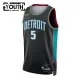 Camiseta Detroit Pistons Ron Holland II City Edition 2025-26 Negro Swingman para Niño