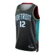 Camiseta Detroit Pistons Tobias Harris City Edition 2025-26 Negro Swingman para Hombre