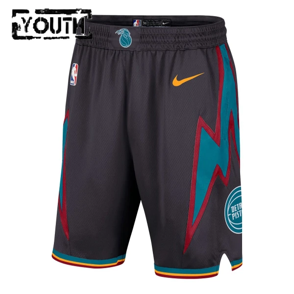 Pantalones Detroit Pistons City Edition 2025-26 Swingman para Niño