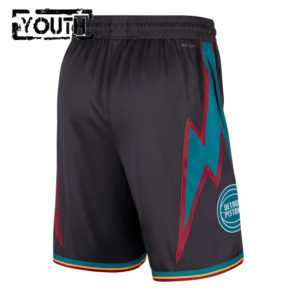 Pantalones Detroit Pistons City Edition 2025-26 Swingman para Niño