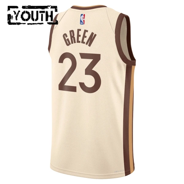 Camiseta Golden State Warriors Draymond Green City Edition 2025-26 Blanco Swingman para Niño