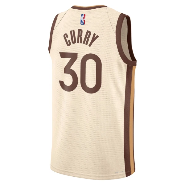 Camiseta Golden State Warriors Stephen Curry City Edition 2025-26 Blanco Swingman para Hombre