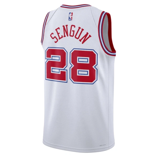 Camiseta Houston Rockets Alperen Sengun City Edition 2025-26 Blanco Swingman para Hombre