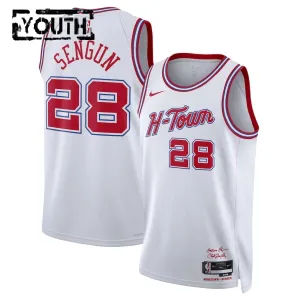 Camiseta Houston Rockets Alperen Sengun City Edition 2025-26 Blanco Swingman para Niño