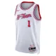 Camiseta Houston Rockets Amen Thompson City Edition 2025-26 Blanco Swingman para Hombre