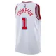 Camiseta Houston Rockets Amen Thompson City Edition 2025-26 Blanco Swingman para Hombre