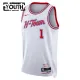 Camiseta Houston Rockets Amen Thompson City Edition 2025-26 Blanco Swingman para Niño