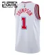 Camiseta Houston Rockets Amen Thompson City Edition 2025-26 Blanco Swingman para Niño