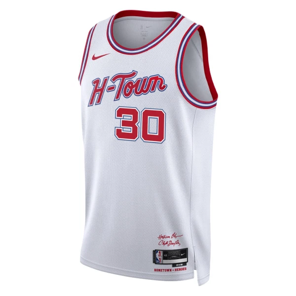 Camiseta Houston Rockets Clint Capela City Edition 2025-26 Blanco Swingman para Hombre