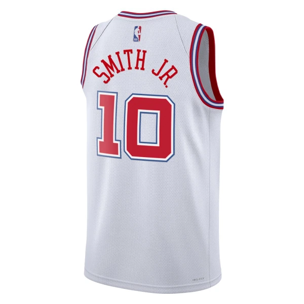Camiseta Houston Rockets Jabari Smith Jr City Edition 2025-26 Blanco Swingman para Hombre