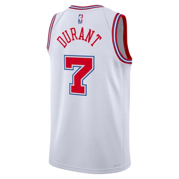 Camiseta Houston Rockets Kevin Durant City Edition 2025-26 Blanco Swingman para Hombre