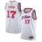 Camiseta Houston Rockets Tari Eason City Edition 2025-26 Blanco Swingman para Hombre