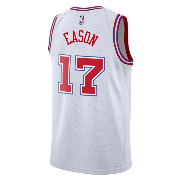 Camiseta Houston Rockets Tari Eason City Edition 2025-26 Blanco Swingman para Hombre