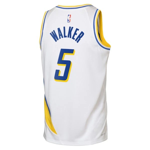 Camiseta Indiana Pacers Jarace Walker City Edition 2025-26 Blanco Swingman para Hombre