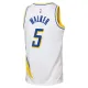 Camiseta Indiana Pacers Jarace Walker City Edition 2025-26 Blanco Swingman para Hombre
