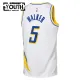 Camiseta Indiana Pacers Jarace Walker City Edition 2025-26 Blanco Swingman para Niño