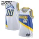 Camiseta Indiana Pacers Personalizada City Edition 2025-26 Blanco Swingman para Niño