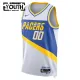 Camiseta Indiana Pacers Personalizada City Edition 2025-26 Blanco Swingman para Niño