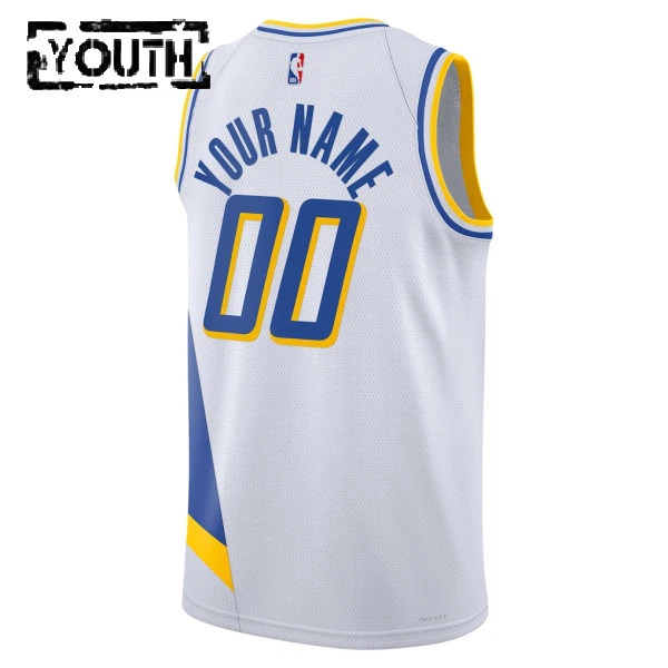 Camiseta Indiana Pacers Personalizada City Edition 2025-26 Blanco Swingman para Niño