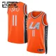 Camiseta LA Clippers Brook Lopez City Edition 2025-26 Naranja Swingman para Niño