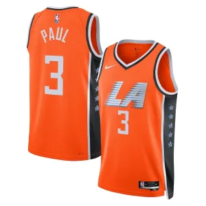 Camiseta LA Clippers Chris Paul City Edition 2025-26 Naranja Swingman para Hombre Camiseta LA Clippers Chris Paul City Edition 2025-26 Naranja Swingman para Hombre
