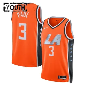 Camiseta LA Clippers Chris Paul City Edition 2025-26 Naranja Swingman para Niño Camiseta LA Clippers Chris Paul City Edition 2025-26 Naranja Swingman para Niño
