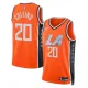 Camiseta LA Clippers John Collins City Edition 2025-26 Naranja Swingman para Hombre
