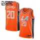 Camiseta LA Clippers John Collins City Edition 2025-26 Naranja Swingman para Niño