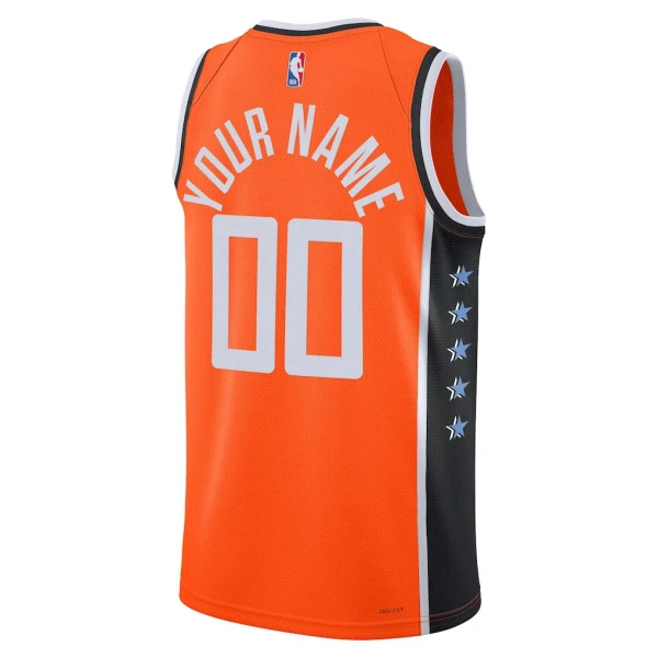 Camiseta LA Clippers Personalizada City Edition 2025-26 Naranja Swingman para Hombre